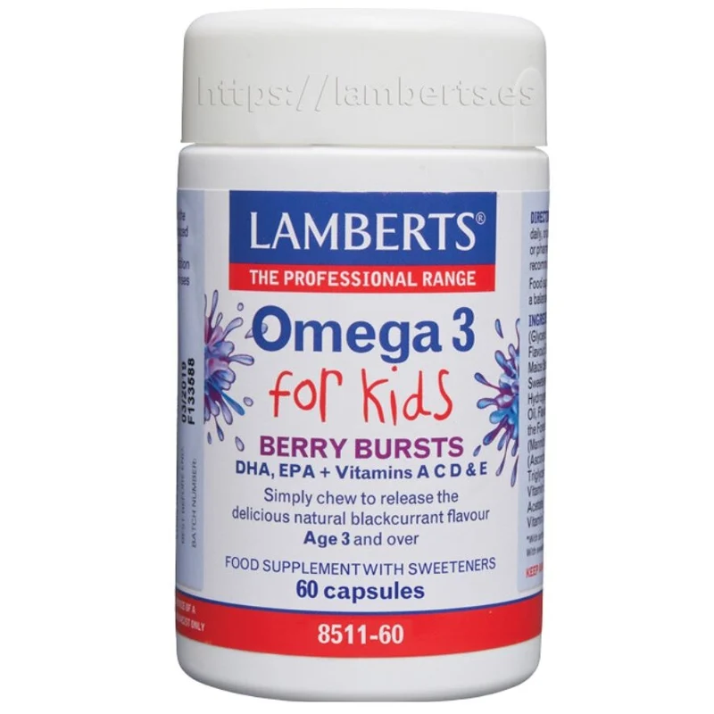 Omega 3 para niños 60 Capsulas | Lamberts