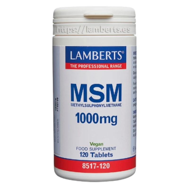 MSM 1000mg 120 Comprimidos | Lamberts