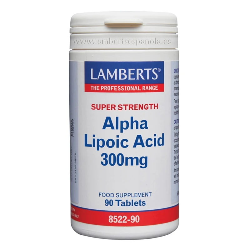 Acido Alfa Lipoico 300mg 90 Comprimidos | Lamberts