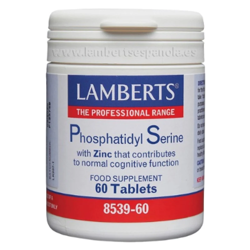 Fosfatidil Serina 100mg con Zinc 60 Comprimidos | Lamberts
