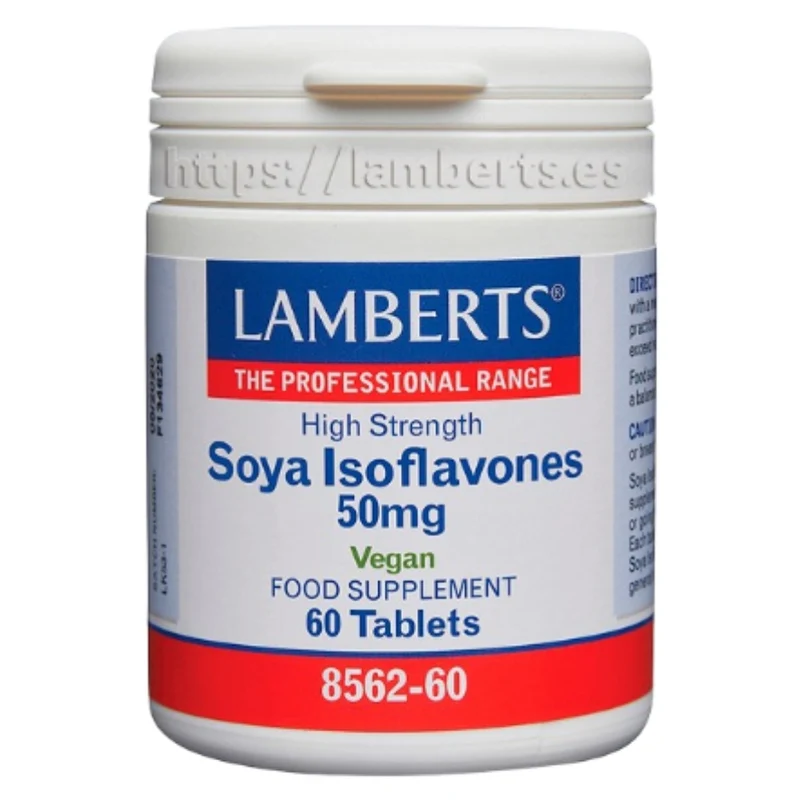 Isoflavonas de Soja 50mg 60 Comprimidos | Lamberts