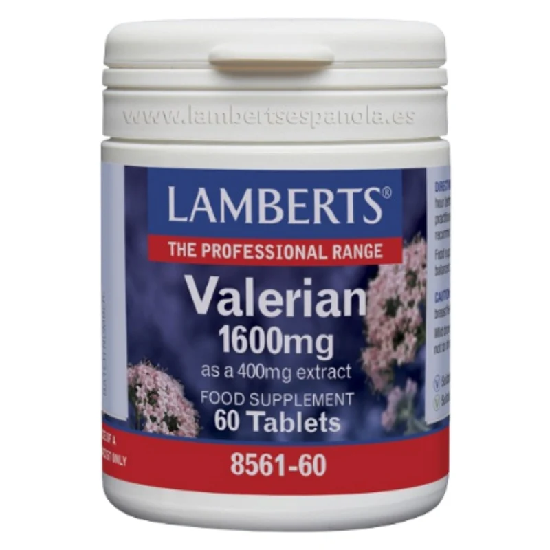 Valeriana 1600mg 60 Comprimidos | Lamberts