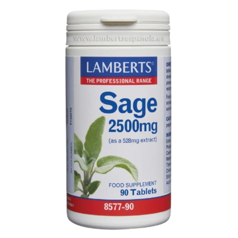 Salvia 2500mg 90 Comprimidos | Lamberts