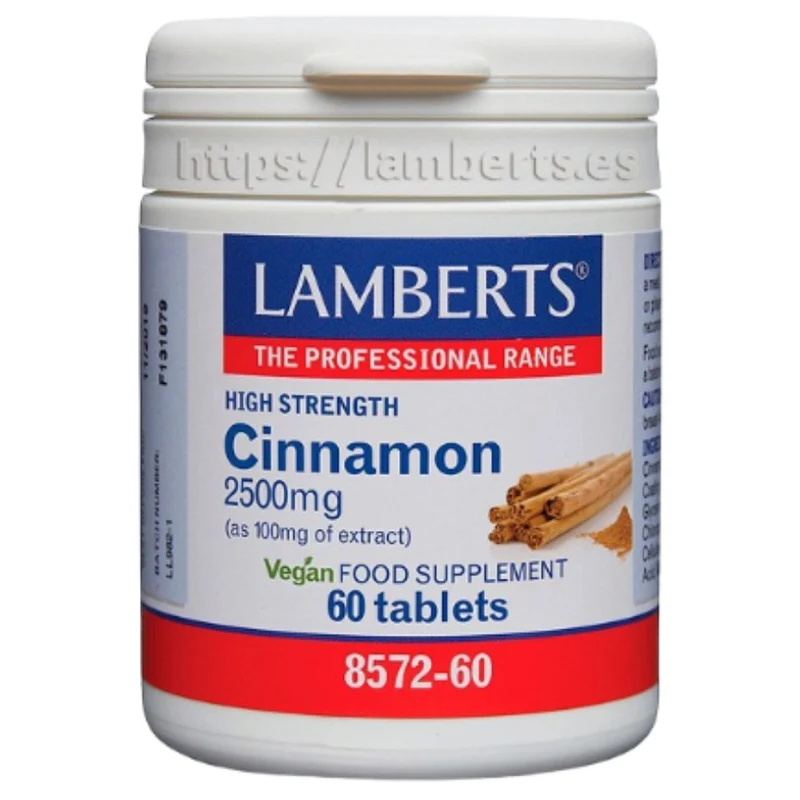 Canela 2500mg 60 Comprimidos | Lamberts