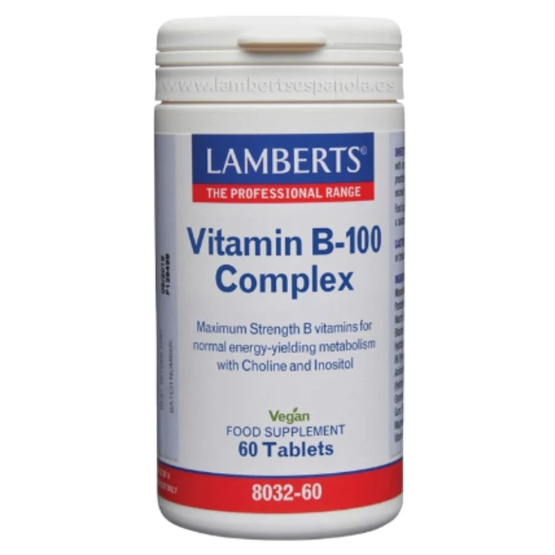 Complejo de Vitaminas B 100 60 Tabletas | Lamberts