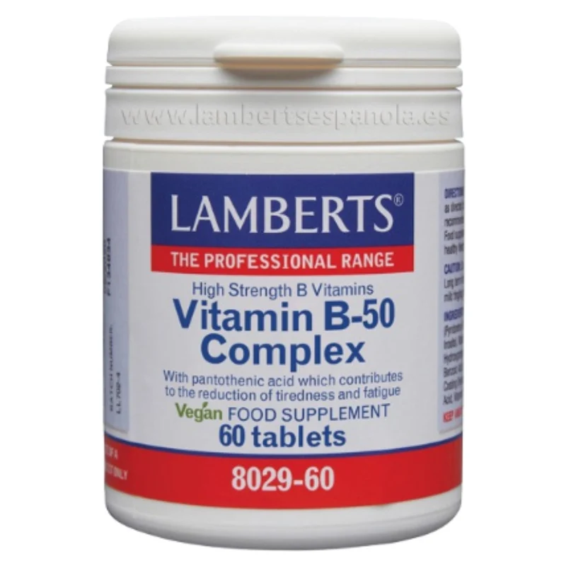 Complejo de Vitaminas B 50 60 Tabletas | Lamberts