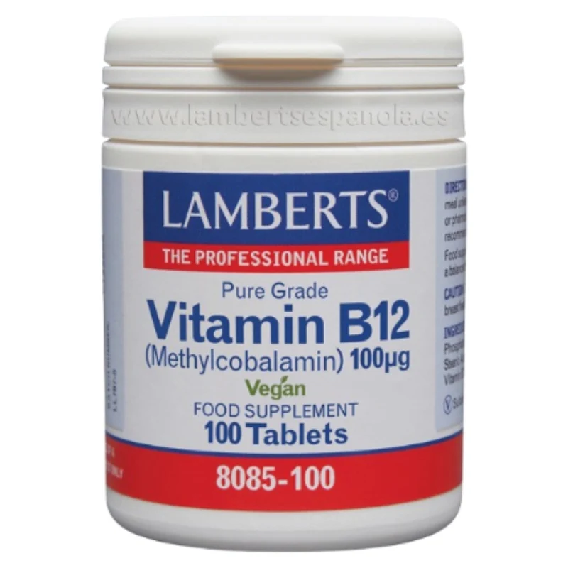 Vitamina B12 100 µg 100 Tabletas | Lamberts