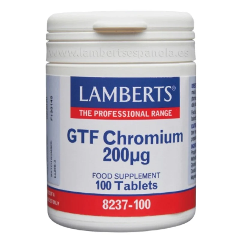 Cromo GTF 200 µg 100 Tabletas | Lamberts
