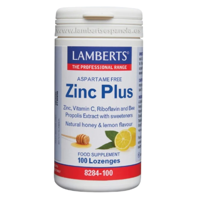 Zinc Plus 100 Pastillas | Lamberts