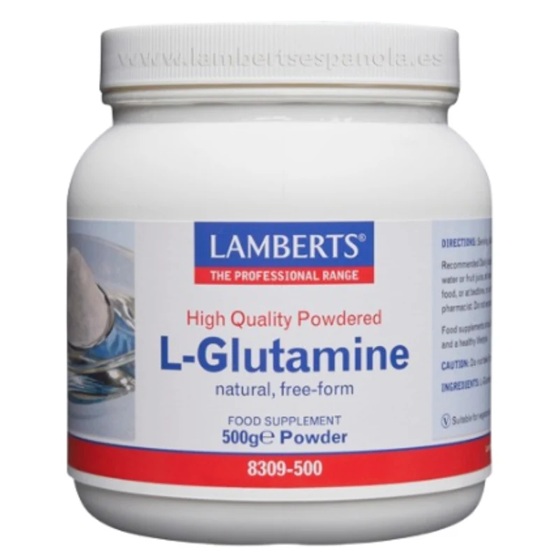 L Glutamina en Polvo 500 gr | Lamberts