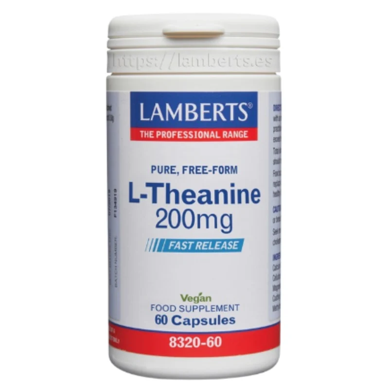 L Teanina 200 mg 60 Tabletas | Lamberts