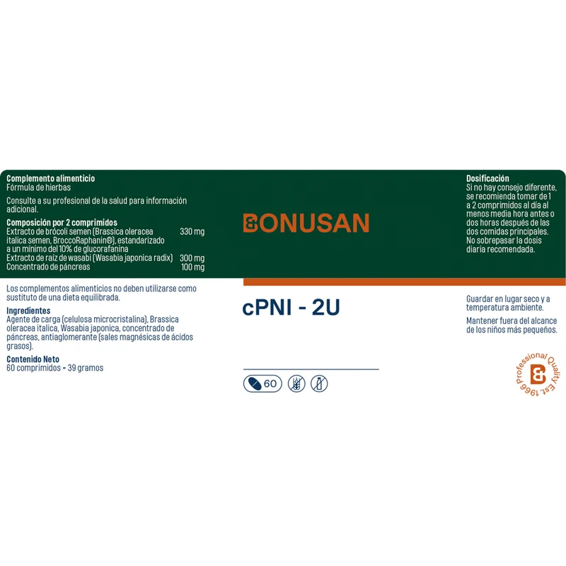 CPNI 4U 90 Cápsulas | Bonusan