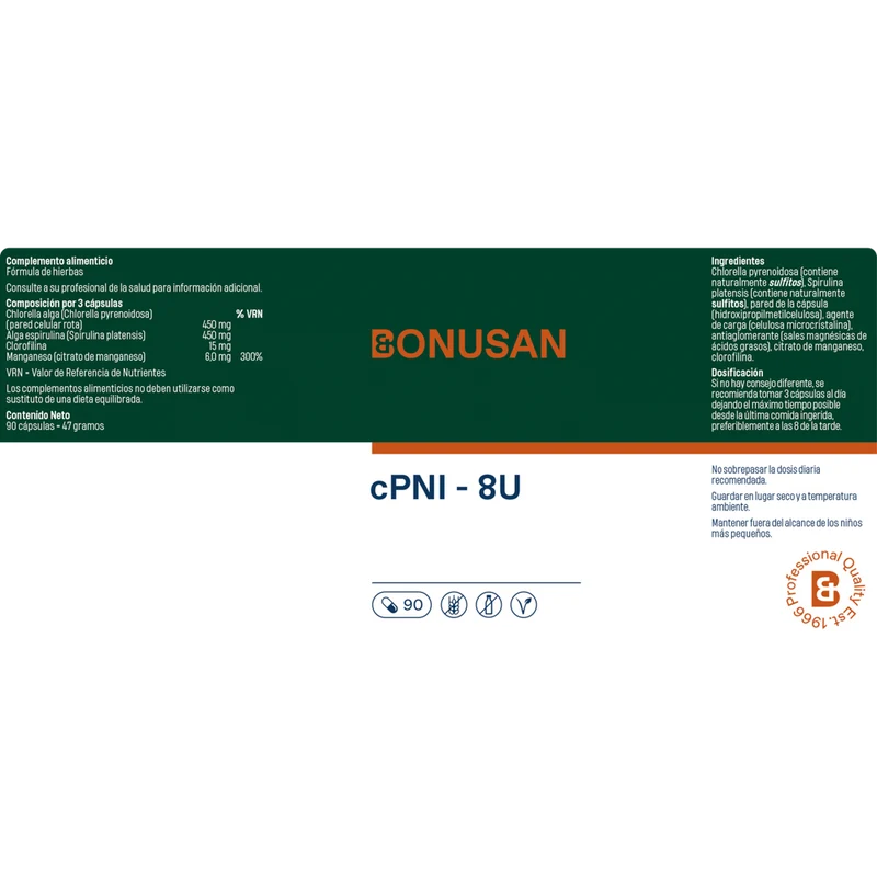 CPNI 8U 90 Cápsulas | Bonusan