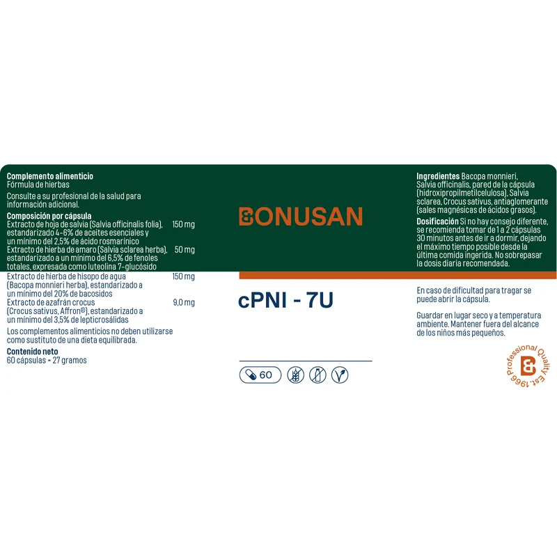 CPNI 7U 60 Cápsulas | Bonusan