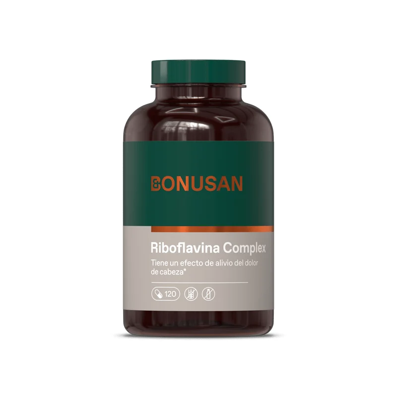 Riboflavina Plus 120 Capsulas | Bonusan