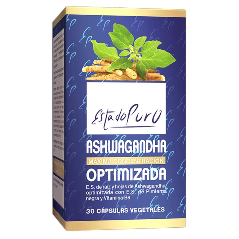 Estado puro Ashwagandha 30 cápsulas | Tongil