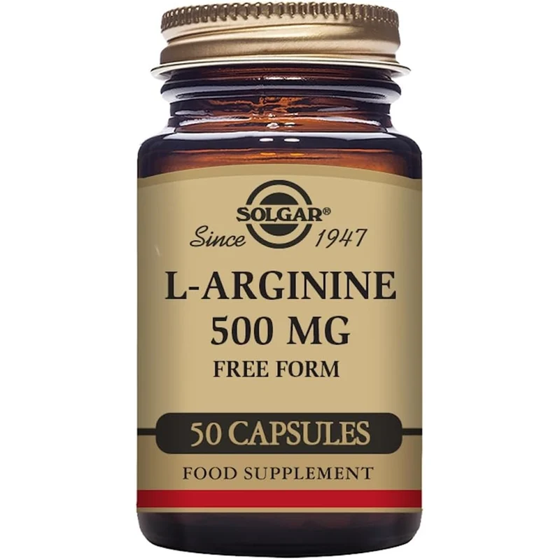 L Arginine 500 Mg 50 Capsulas | Solgar