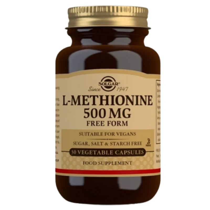 L Methionine 500 Mg 30 Capsulas | Solgar