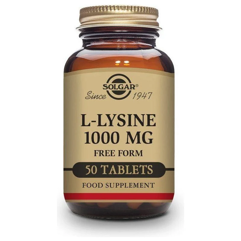 L Lysine 1000 Mg 50 Capsulas | Solgar
