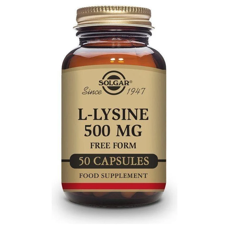 L Lysine 500 Mg 50 Capsulas | Solgar