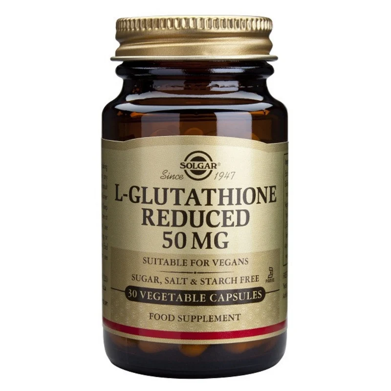L Glutathione Reduced 50 Mg 30 Capsulas | Solgar