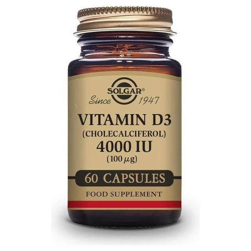 Vitamina D3 4000 Ui 100 µg Colecalciferol | Solgar