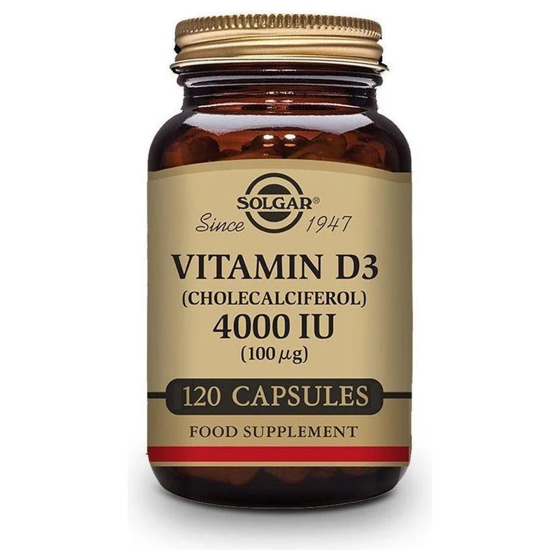 Vitamina D3 4000 Ui 100 µg Colecalciferol | Solgar
