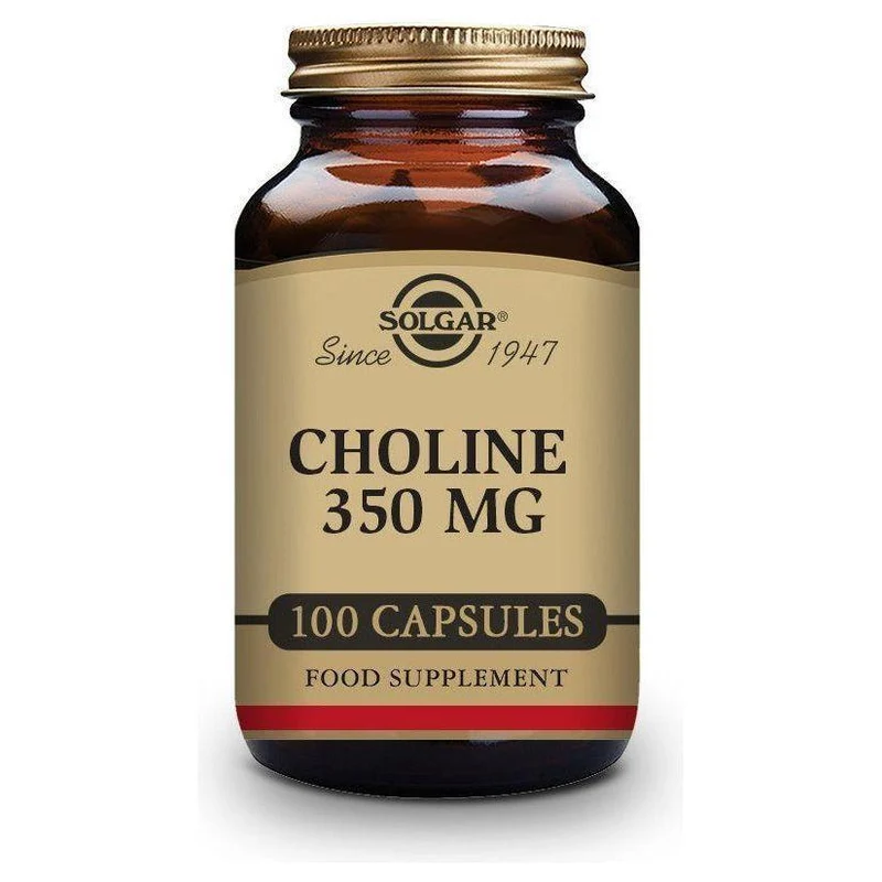 Choline 350 Mg 100 Capsulas | Solgar