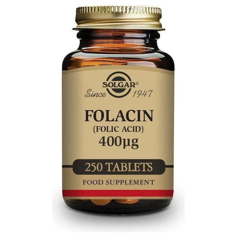 Folacin Acido Folico 400 µg | Solgar