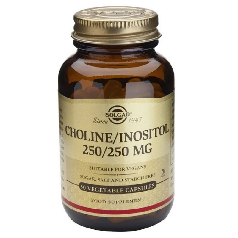 Choline Inositol 250 Mg 50 Capsulas | Solgar