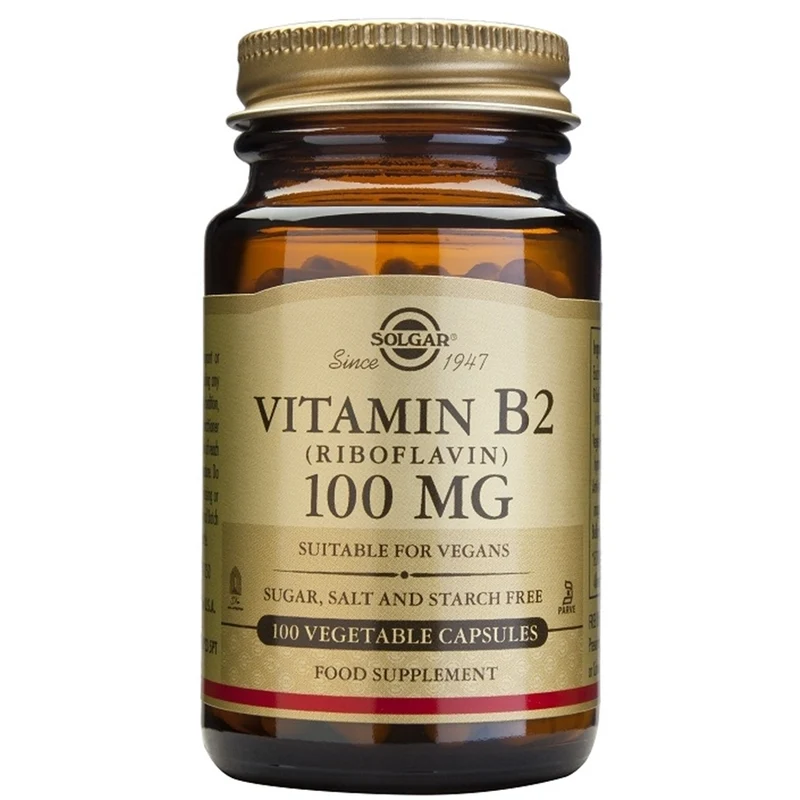 Vitamin B2 100 Mg 100 Capsulas | Solgar