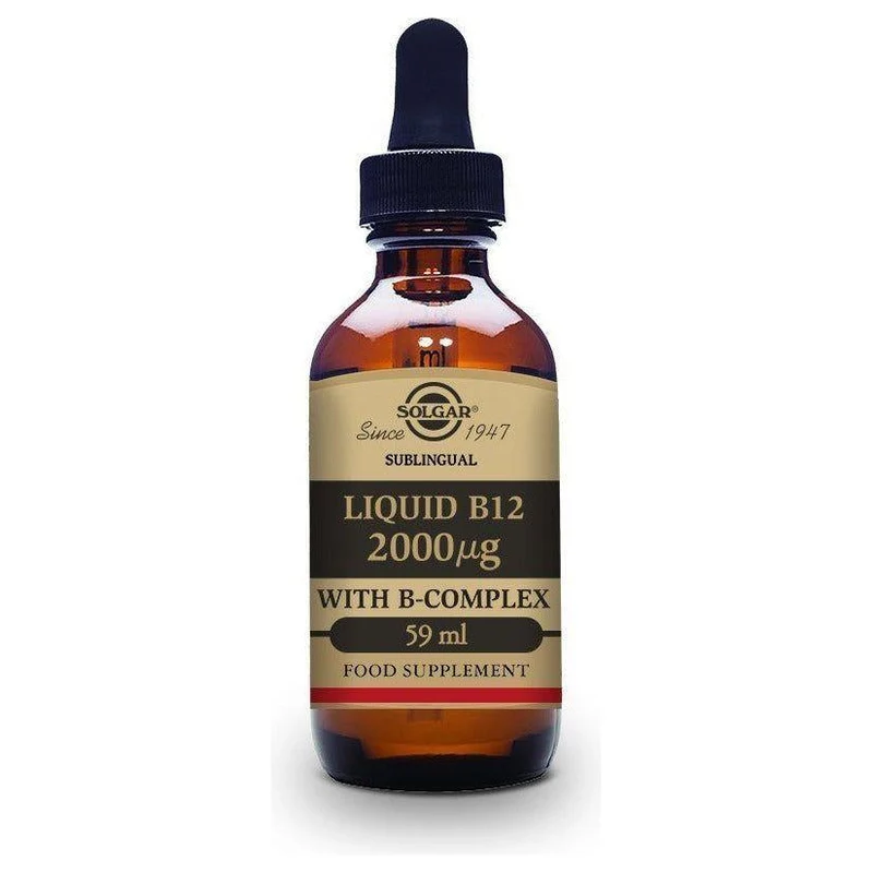 Liquid B12 2000 µg With B Complex 59 ml | Solgar