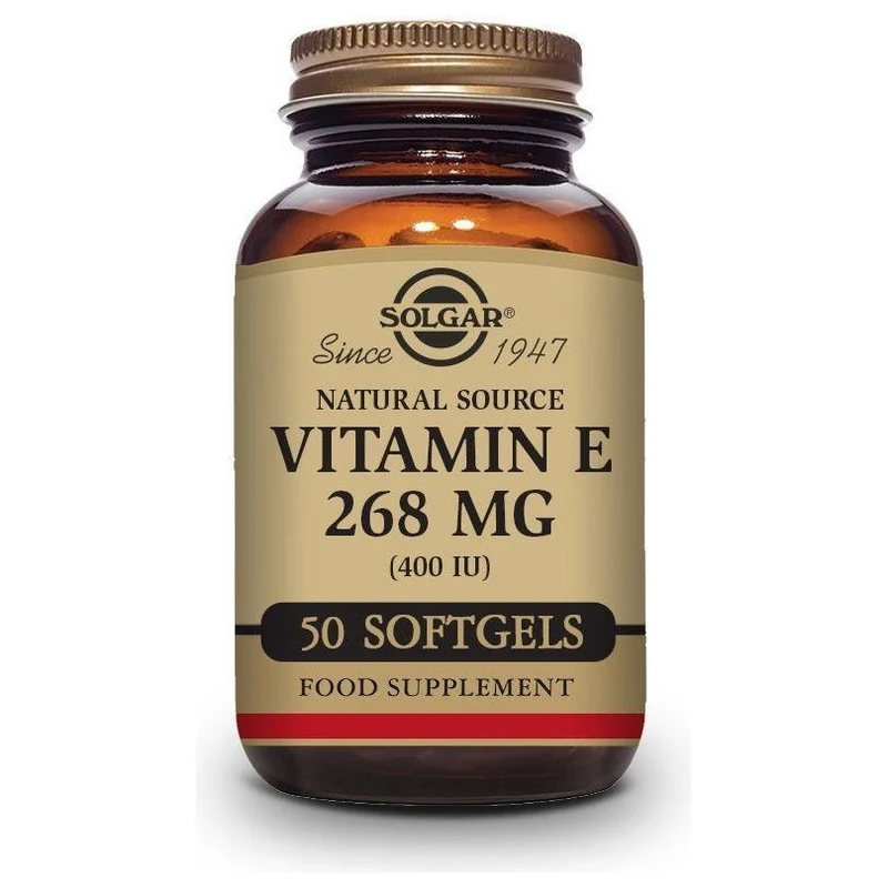 Vitamin E 268 Mg 400 Ui Capsulas Blandas | Solgar