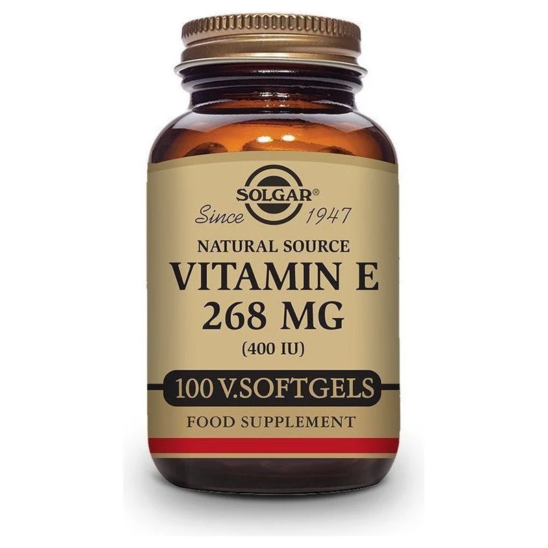 Vitamin E 268 Mg 400 Ui Capsulas Blandas | Solgar