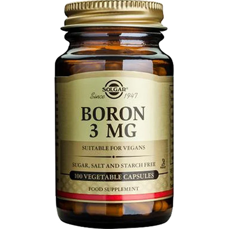 Boro 3 Mg 100 Capsulas | Solgar