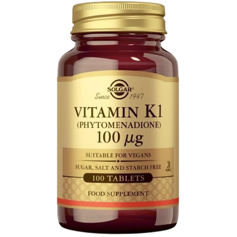 Vitamin K1 100 µg 100 Comprimidos | Solgar