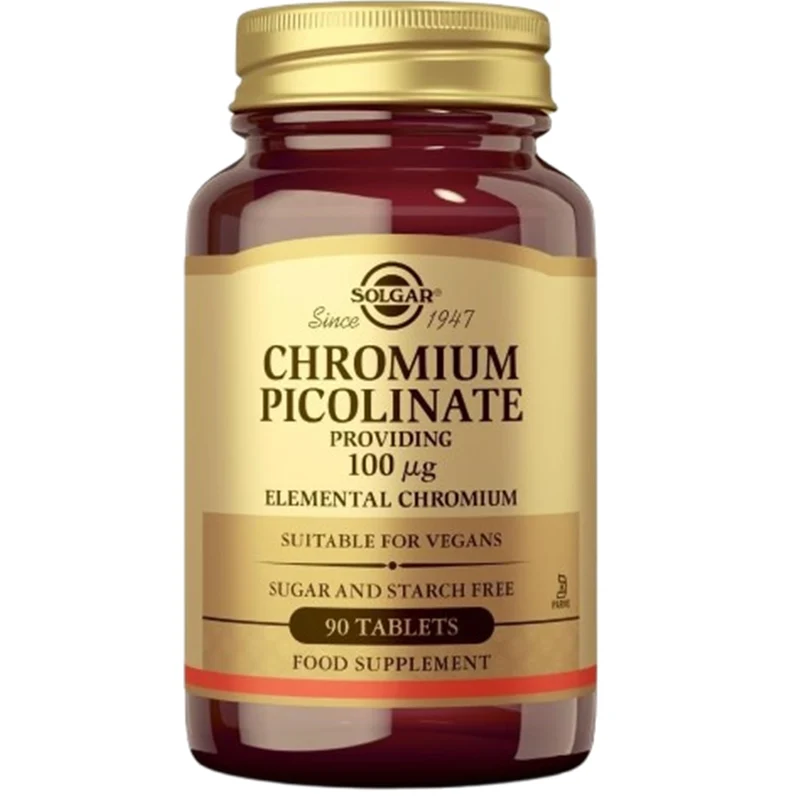 Chromium Picolinate 100 µg 90 Comprimidos | Solgar