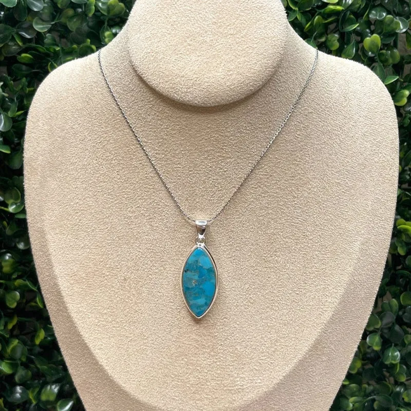 Colgante Mohave Turquesa de Plata 925 #31
