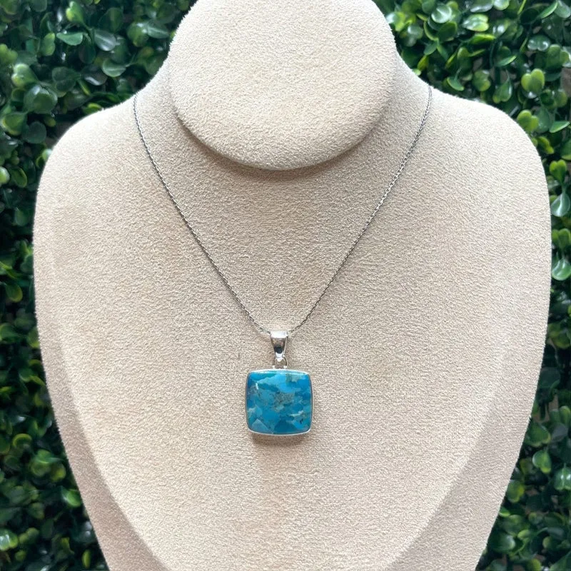 Colgante Mohave Turquesa de Plata 925 #21
