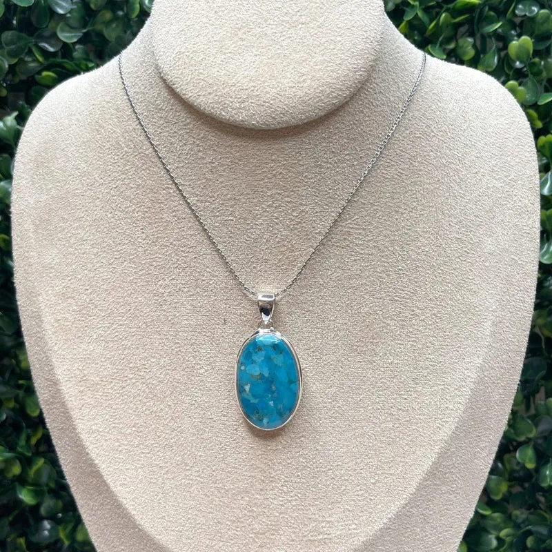 Colgante Mohave Turquesa de Plata 925 #23
