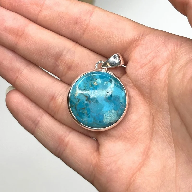 Colgante Mohave Turquesa de Plata 925 #17