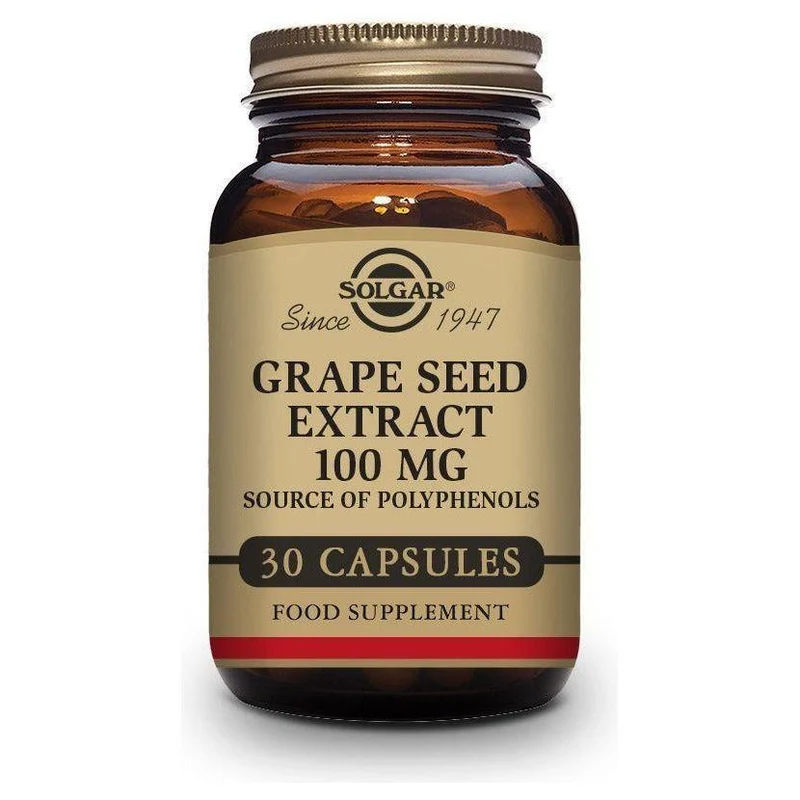 Grape Seed Extract 100 Mg | 30 Capsulas | Solgar