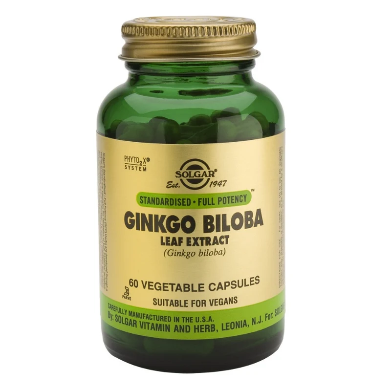 Ginkgo Biloba 60 Capsulas | Solgar