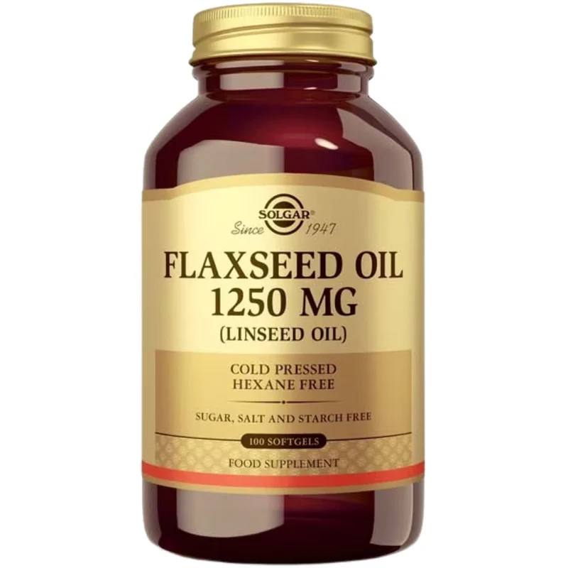Aceite de Linaza 100 Perlas | Solgar