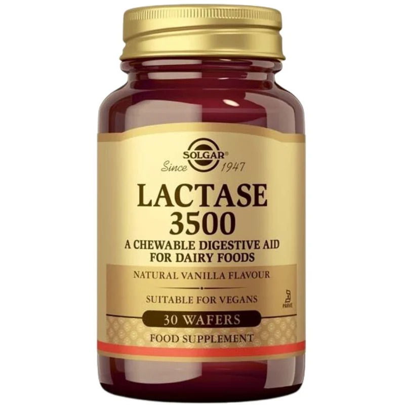 Lactasa 3500 30 Comprimidos | Solgar