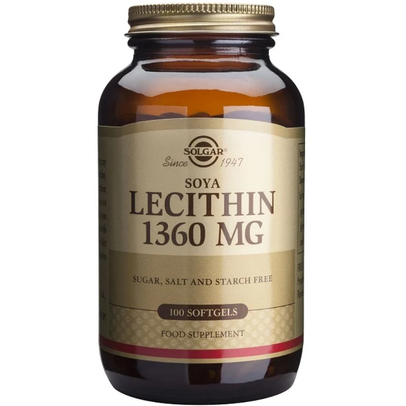 Lecitina de Soja 1360 Mg 100 cápsulas | Solgar