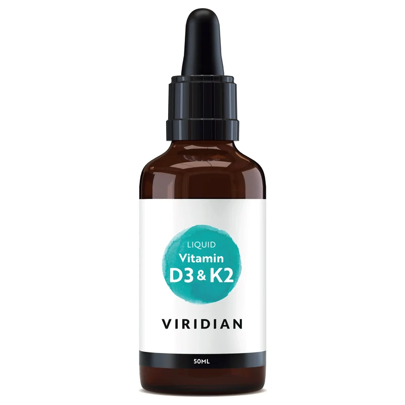 Viridian Vitamin D3 & K2 Liquid - 50Ml, 50 ml