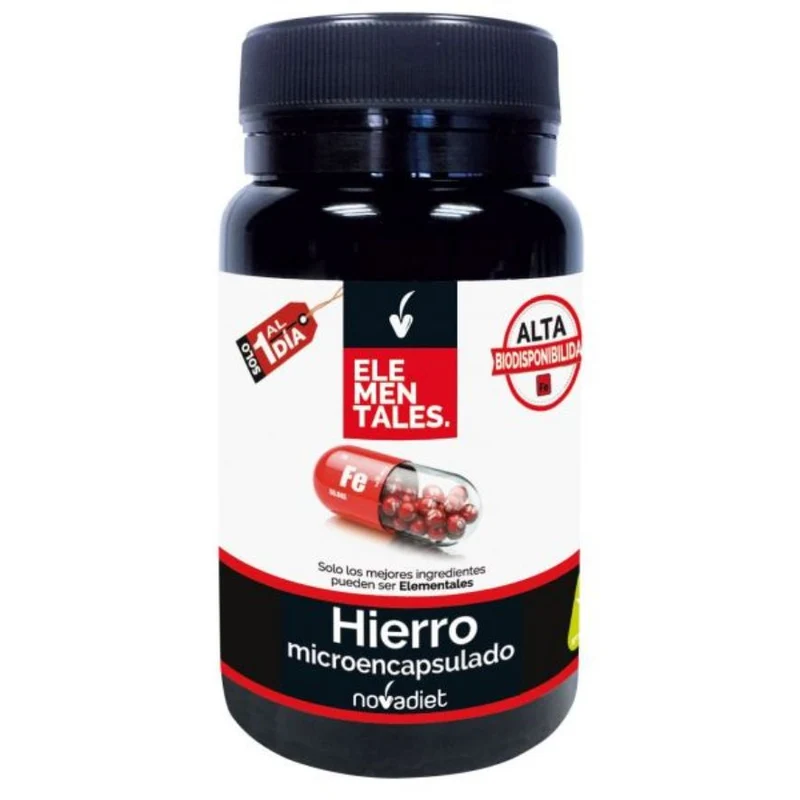 Hierro Microencapsulado 60 cápsulas | Novadiet