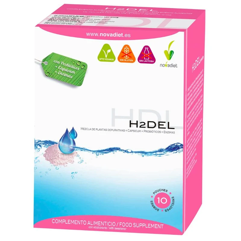 H2Del 10 sobres | Novadiet