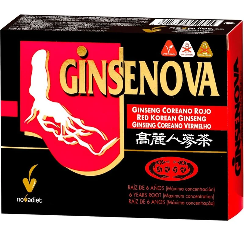 Ginsenova 60 cápsulas | Novadiet